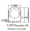 Truck-Lite Steel Mounting Bracket For 4'' Lamps Without flange 40719 Truck-Lite Steel Mounting Bracket For 4'' Lamps Without flange 40719
