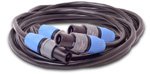 NL2FC Pair of Loudspeaker Cables 5 metres PA DJ