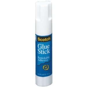 12 PACK RESTICKABLE GLUE STICK .40 oz Drafting, Engineering, Art (General Catalog)