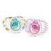 Tommee Tippee Closer to Nature Silicone Pacifiers - Stylish Shield 6-18 Months (Girl)