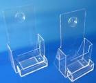 SourceOne Tri-fold Brochure Holder W/business Card Holder 4 X 9