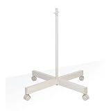 Ultra Slim 4 Spoke Floorstand - White