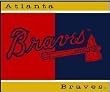 MLB Baseball All-Star Blanket/Throw Atlanta Braves - Team Sports Fan Shop Merchandise
