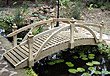12' High Rail Garden Bridge