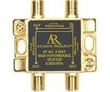 Video RF Splitter High Frequency Three Way