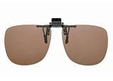 Cocoons Square Clip-on Sunglasses Ambre LF201A Polaris&eacute;