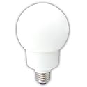 GLOBE SHAPED FULL SPECTRUM COMPACT FLUORESCENT LIGHT BULB G30 DECORATIVE CFL 15 WATTS 50K ENERGY STAR RATED 12,000 HOURS INCANDESCENT REPLACEMENT