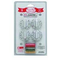 RANGE KLEEN 8134 Electric Range Knobs (4-pk, White)