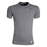 Nike Pro Core Crew Short Sleeve Top (Grey X Large)