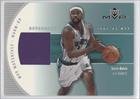 2002-03 Upper Deck MVP Materials Warm Up #BDW - Baron Davis