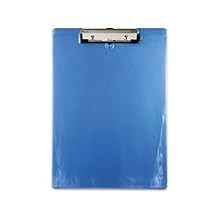 Saunders Recycled Plastic Clipboard, 0.5-Inch Capacity, Holds 8.5 x 12 Inches, Ice Blue (00439)