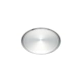 New Maxam Stainless Steel Pizza Baking Pan Measures 12-3/4 Inch Diameter White Box Popular