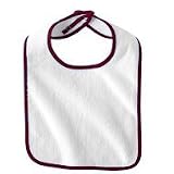 Rabbit Skins - Infant Snap Bib, Cardinal