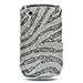 BLACKBERRY CURVE 3G FOR 9300 8520 8530 FULL DIAMOND SILVER ZEBRA thumb