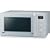 LG MS2387ARS solo microwave oven - silver