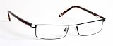 Bound Men's Gunmetal Readers, Reading Glasses with Custom Designer Case
