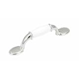 Amerock Chrome Pulls with Ceramic Inserts 4-pk.