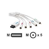 Belkin Component Gaming Cable for Wii - Game console audio / video cable - component video / audio - Nintendo Wii AV Multi Out connector (M) - RCA (M) - 8 ft