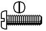 4-40X1/4 Nylon Pan Head Machine Screw (100 count)