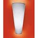 Exciting Lighting EZ 1001 Battery Powered LED Wall Sconce, White Mica