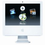 Certified Pre-Owned iMac G5/1.8 GHz, 512 MB of RAM, 80 GB internal drive, internal SuperDrive, internal 56k modem, includes keyboard and mouse, 17 TFT display, OS CD is not included, OS 10.4.11 installed - Used iMac