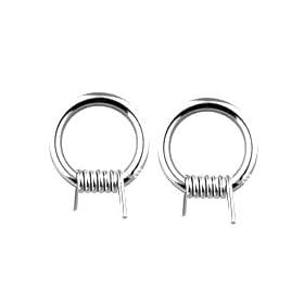 Barbwire Nipple Captive Bead Body Jewelry Pair