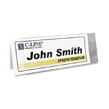 Tent Card Holder, 11 x 4-1/4, Clear, 25/Box