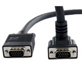 StarTech.com MXT101MMHD15 15 Feet Coax High Resolution 90 Degree Down Angled VGA Monitor Cable - HD15 M/M