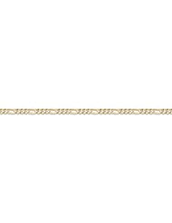 14K Gold 4mm Figaro Link Chain