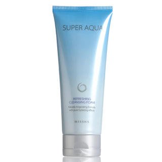 Missha super aqua refreshing cleansing foam, 6.7 ounce