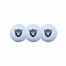 Oakland Raiders Golf Balls 3-Pack (Set of 2)