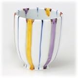 【有田焼 湯呑】 染錦十草 湯呑（小） 3個組 〔キャッシュバックキャンペーン対象商品〕