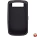 BlackBerry Silicone Rubber Gel Skin Cover Wrap for BlackBerry Tour 9630 (Black) [Bulk Packaging]