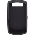 BlackBerry Silicone Rubber Gel Skin Cover Wrap for BlackBerry Tour 9630 (Black) [Bulk Packaging]