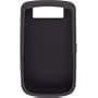 BlackBerry Silicone Rubber Gel Skin Cover Wrap for BlackBerry Tour 9630 (Black) [Bulk Packaging]