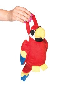 Polly Parrot Plush Bag Accessory