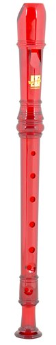 Harmony H147R Traditional Style C Soprano Recorder (Translucent Red)