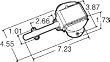 Truck-Lite Dual Face Bracket for Model 15 Products LH kit