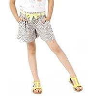 Autograph Pure Cotton Adjustable Waist Spotted Culottes with Belt