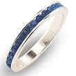 Women's Stone Band Montana Swarovski Crystal Ring, Size: 5-11 Sterling Silver .925