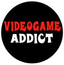 VIDEOGAME ADDICT Pinback Button 1.25 Pin / Badge Video Game