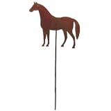 VWI RGS-68 Horse Rusted Color Stake Powder Metal Coated