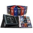 RED Combo - BCW Collector's Value Pack: One Baseball Collector D-Ring Binder (Album) with 25 9-Pocket Pages (Acid Free Pages) For Baseball Cards - RED ALBUM