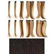 Put On Pieces Clip-in Extensions Straight Midnight Brown 16" 10pc.