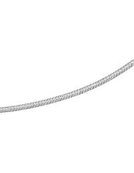 Stainless Steel Basket Weave Chain With 14K Goldy Lobster Clasp Stainless Steel & 14K Gold Yellow Ch364 18 Inch