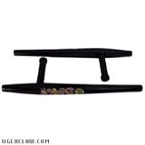 Black Tonfa W/ Color Dragon Black Tonfa W/ Color Dragon