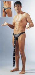 Herren Maßband schwarz S L
