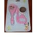 Disney Baby Mickey & Minnie Mouse Hair Brush, Comb & Rattle Mirror Set
