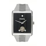 Fossil Mens Twist - Silver Rectangle by Fossil
