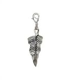 Pilgrim Sterling Silver Plated Charms Silver Leaf